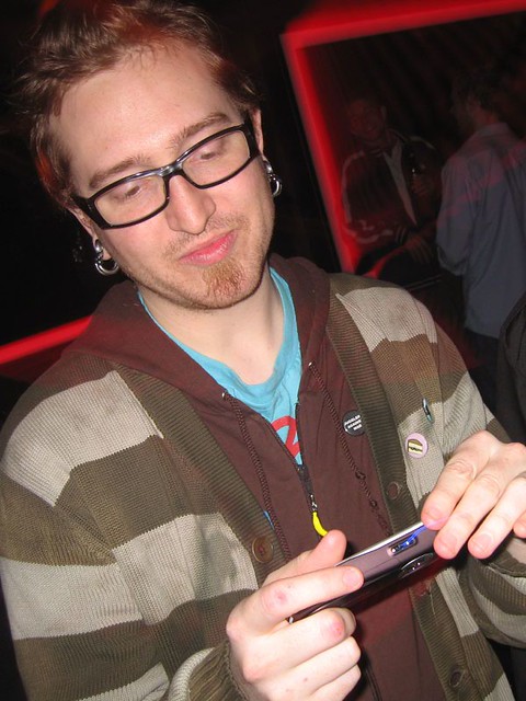 Harper Playing Cell Phone