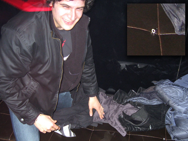 Hours before figuring out my earrings were ripped out