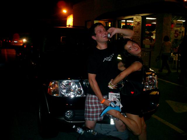 That girl ripped my pants off in the street.