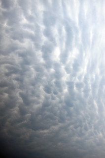 Mammatus clouds