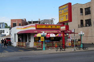 Kari and Steph's favorite hot dog joint