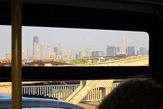 Skyline - Chicago skyline from the bus