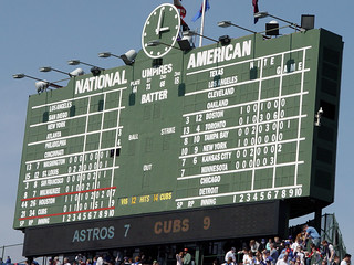Baseball - Astros 7, Cubs 9