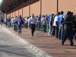 Line for Bleacher Seats