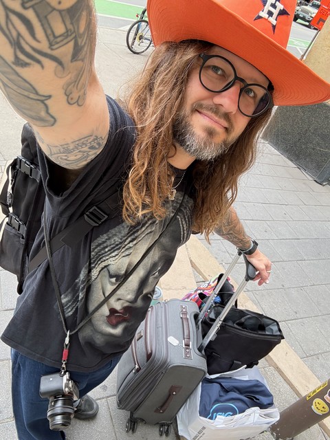 Checked out, heading to the Farmer's Market