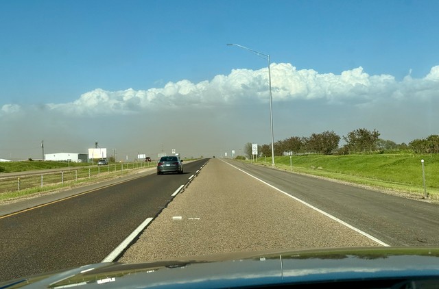 Watching a dust storm form