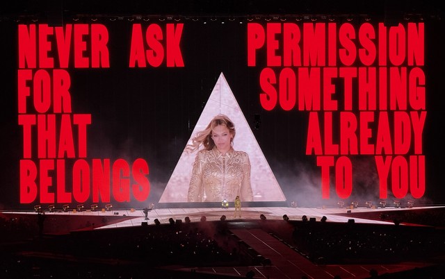 Never ask permission for something that already belongs to you