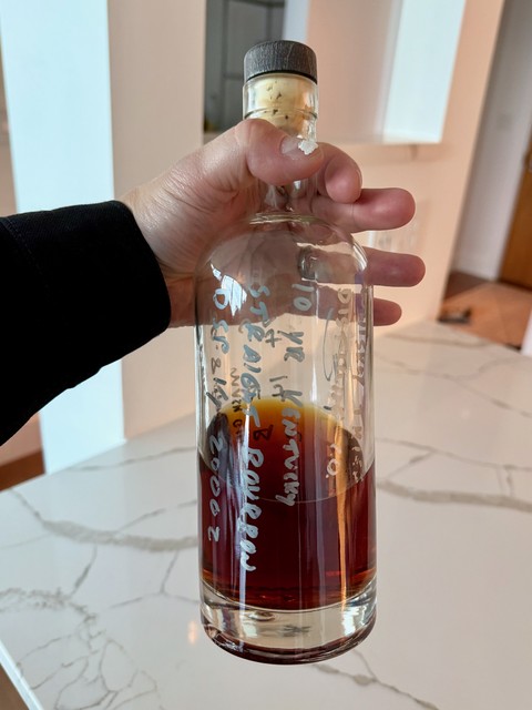 Jed shared this special whiskey