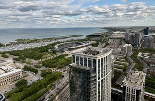 Lookin at Soldier FIeld from Tobbie and Jed's place