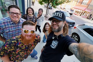 Walkin to Drea's dinner