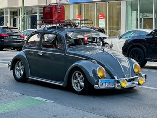 A beautiful volkswagen beetle