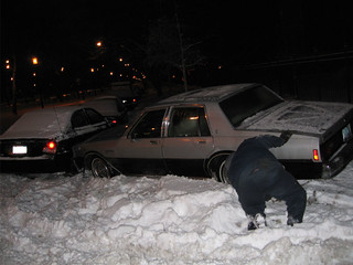 A wreck outside Harper's APT