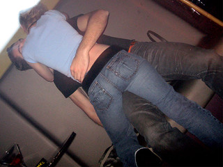 Some random couple making out @ Crobar