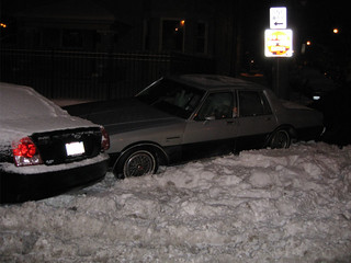 A wreck outside Harper's APT