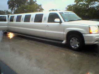 Escalade limo from Crobar to Metallica