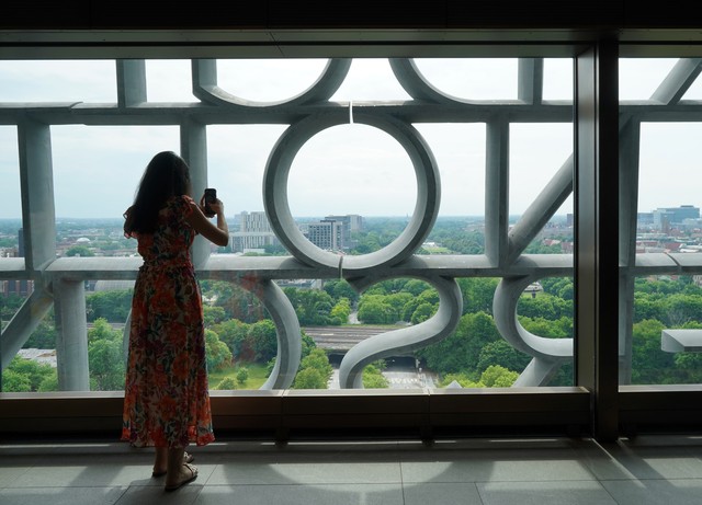 Looking out from the Sky Room