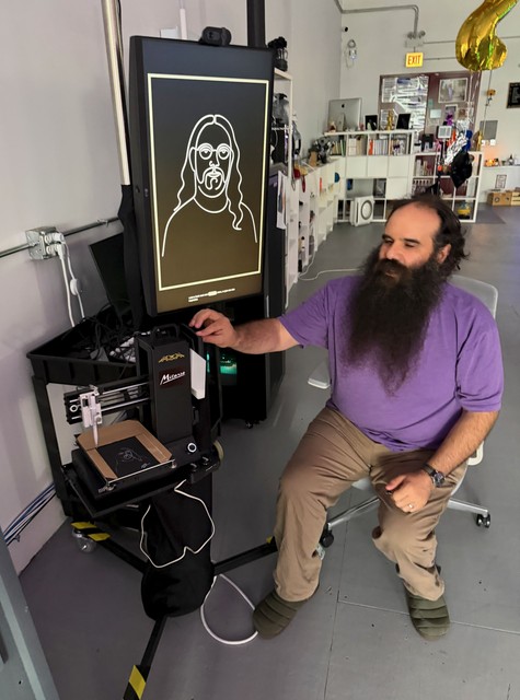 AI portrait inspired by a phot of me