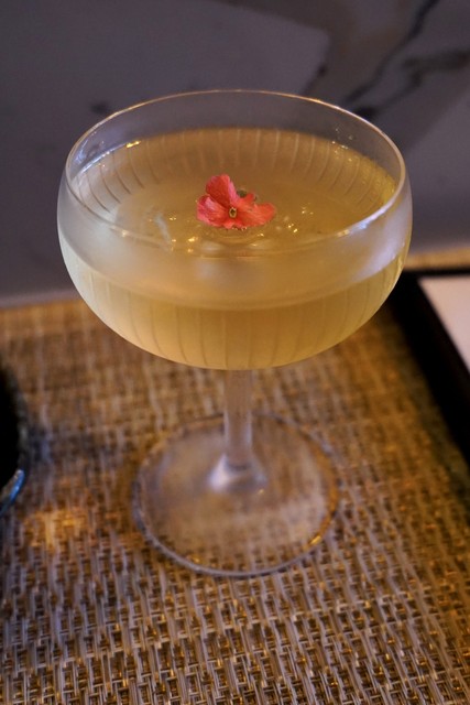 A pretty pear drink
