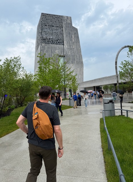 Going to get a preview of the Obama Center
