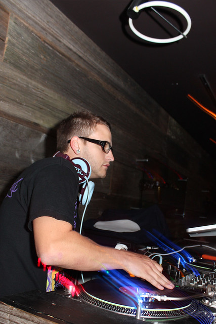 DJ Halo - it lights up when the DJ starts killin it.