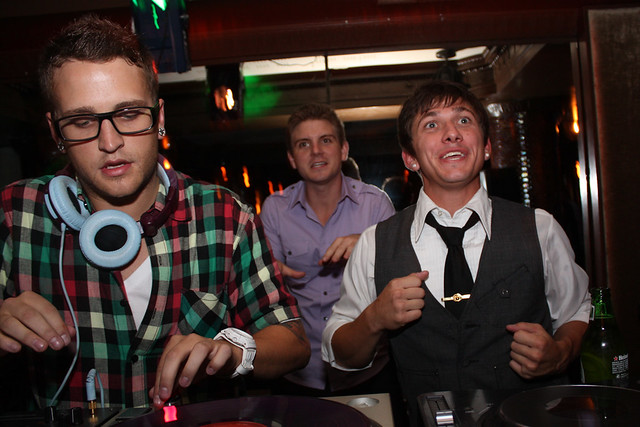 Partying at Le Passage