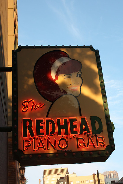 The Redhead Piano Bar (for red)