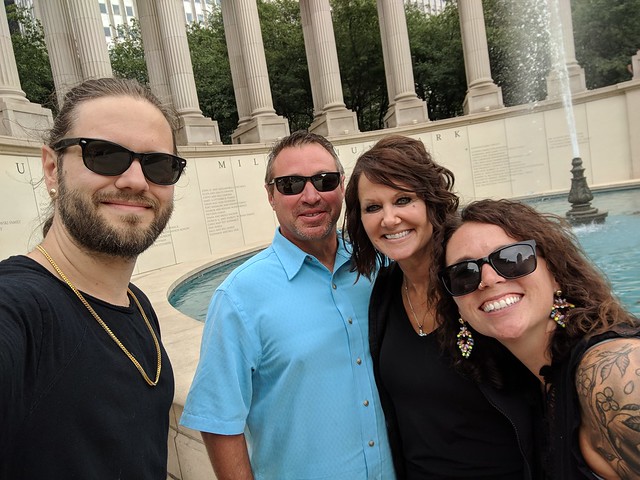 Walking through Millennium Park