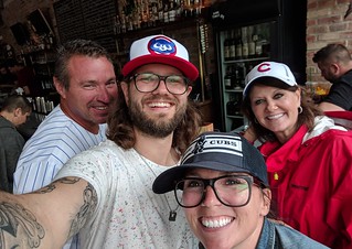 Celebration beer at Banger's