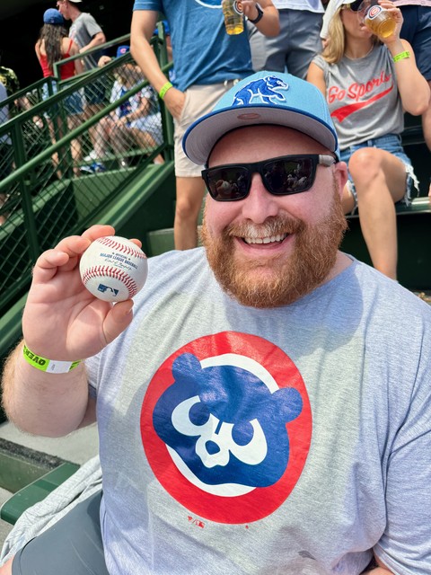 Trent got a ball!