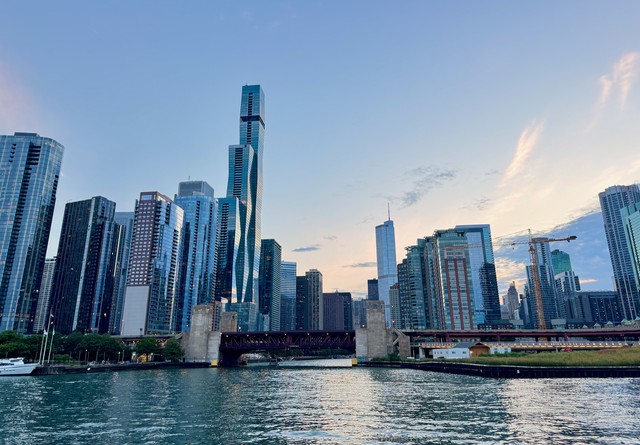 Chicago from the locks