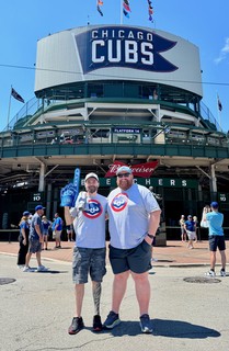 Maurizio's first cubs game
