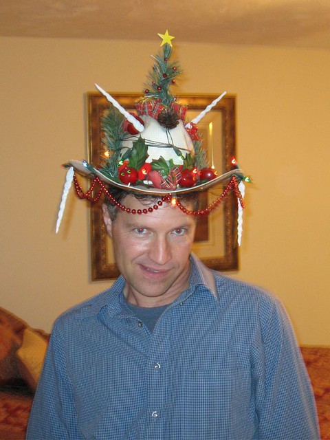 Dad's sweet Christmas hat