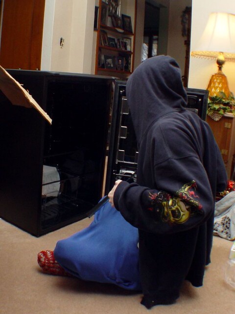 Santa Brought Vic a Fridge