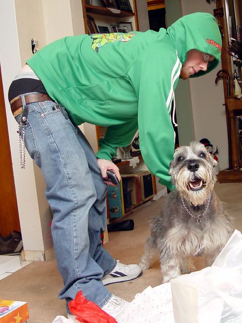 He loves his butt scratched