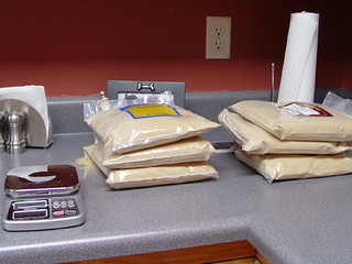 Homebrew - dark malt grain