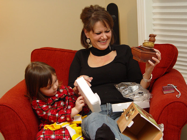 Mom's sweet battery powered fountain