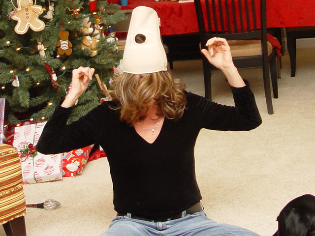 Carolyn's knee brace