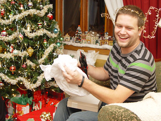 Jon uses fancy ribbon