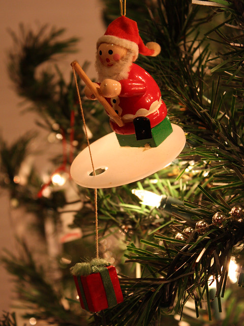 Ice Fishing Santa Claus