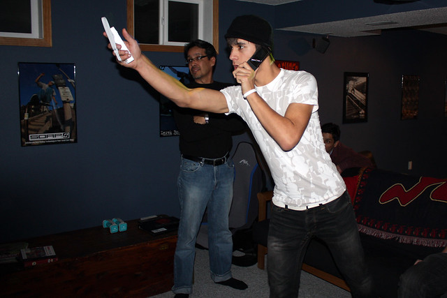 Wii Bags on the phone