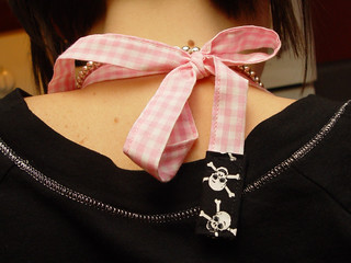 Pink Apron, Skull Bowtie