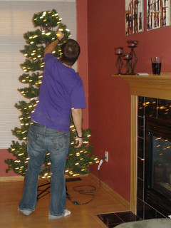 Putting up the tree