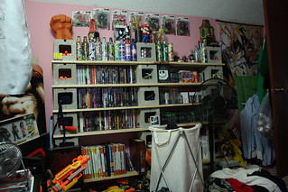 Hanging out in Vic's room