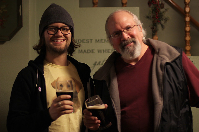 Havin a beer with Jeff