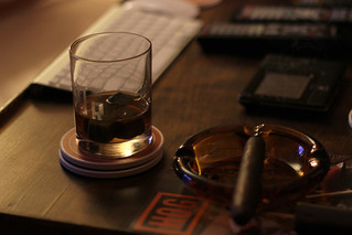 Drinks - Templeton on the rocks - literally