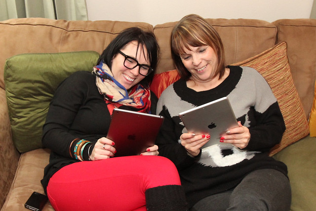 Settin up their new iPads