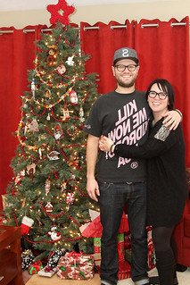 Derek Brooks and Kari Brooks - At Mom's