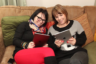 Settin up their new iPads