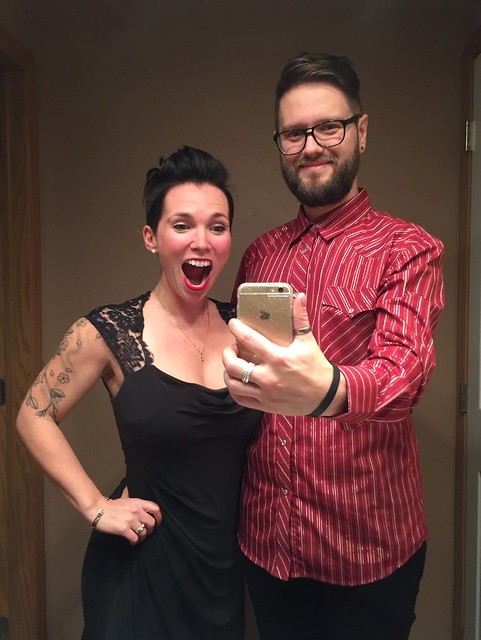 Sometimes a Tuesday nite calls for your Inauguration ball gown, a hot date, good friends and good cocktails. 'Tis the season!