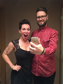 Derek Brooks and Kari Brooks - Sometimes a Tuesday nite calls for your Inauguration ball gown, a hot date, good friends and good...